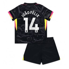 Chelsea Joao Felix #14 Dětské Alternativní dres komplet 2024-25 Krátký Rukáv (+ trenýrky)